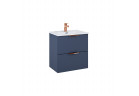 Set skříňka s umyvadlom Elita Street Plus, 50cm, 2 szuflady, navy blue matnáný