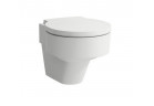 Závěsné wc Laufen Val rimless WC 390 x 530 mm, povlak Luafen Clean Coat, bílý