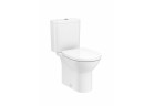 Mísa kombi stojící WC Roca Debba Round, odtok dvojitý, bílý
