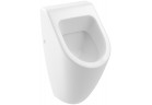 Pisoár Villeroy & Boch Subway, 285 x 315 mm, bez poklopu, dopływ zakryty, Stone White CeramicPlus