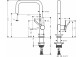 Dřezová baterie Hansgrohe Talis M54, páková, výška 27 cm, 1jet, chrom