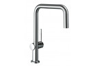 Dřezová baterie Hansgrohe Talis M54 U Eco, páková, výška 22 cm, 1jet, chrom