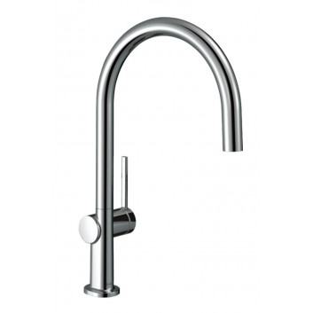 Dřezová baterie Hansgrohe Talis M54 220 1jet, stojící, obracana výtokové rameno, černá matnáný