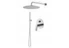 System sprchový Vema Oten, podomítkový, 2 výstupy vody, horní sprcha 20cm, chrom