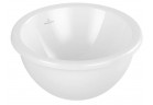 Zápustné umyvadlo Villeroy & Boch Loop & Friends, 39cm, z přepadem, Weiss Alpin