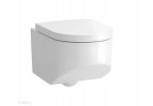 Závěsné wc wc Laufen Sonar, 54x37cm, bezkołnierzowa, zaoblená, bílá, szkliwienie LCC