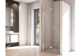 Dveře sprchové do niky Sanswiss Solino SOLF1, levé, 90cm, stříbrný profil