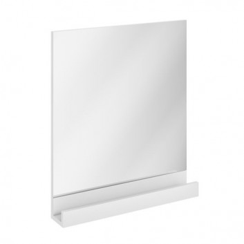 Zrcadlo proste Ravak 10° 550, s poličkou, bílé