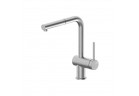 Dřezová baterie Bruma páková s výsuvnou sprchou - Satin stainless steel