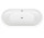 Vana volně stojící Kaldewai Meisterstück Classic Duo Oval, 180x80cm, bílá