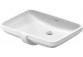  Umywalka nablatowa, Duravit DuraStyle, 560x455 mm, 1-otworowa, Biały Alpin WonderGliss- sanitbuy.pl