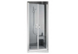 Dveře prysznicoweKermi Cada CK PTD, 90cm, profil: stříbrný lesk