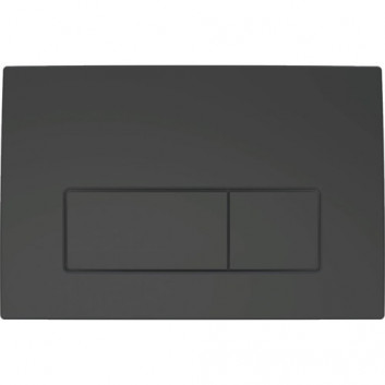 Tlačítko uruchamiający Geberit Delta50, spłukiwanie dwudzielne, materiál sztuczne, černá RAL 9005