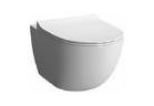 Závěsné wc Vitra Sento 37x54 cm, bez splachovacího okruhu - bílá