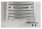 Sada ventilů P.M.H. One z jednym podłączeniem, pravé, rohový - bílý