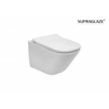 ROCA Mísa WC podvěsná Rimless Square Compacto