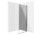 Dveře sprchové Deante systemu Kerria Plus 100 cm, skládací, sklo transparentní s povrchem Active Cover, profil chrom