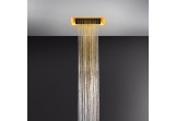 Objímka wykończeniowa Gessi Afilo do systemu prysznicowego 300x300 mm - Brushed Brass PVD