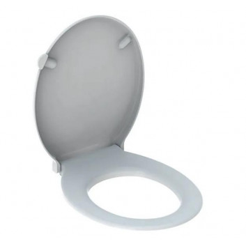 Závěsná mísa WC Geberit Selnova Comfort, s hlubokým splachováním, dlouhá 70x35,5 cm, z krawędzią, bez barier - bílá