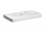 Geberit Smyle Square Umyvadlo, 90cm, z přepadem, z dwoma otvory pro baterii