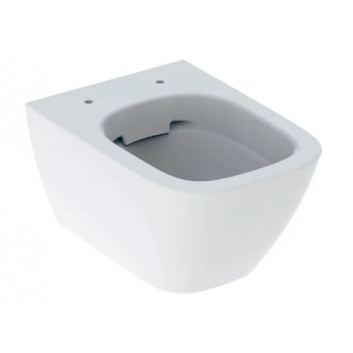 Geberit Smyle Square Závěsná mísa WC, s hlubokým splachováním, B35cm, H33cm, T54cm, skryté mocowania, Rimfree