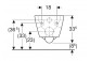 Geberit Smyle Square Závěsná mísa WC, s hlubokým splachováním, B35cm, H33cm, T49cm, zkrácená, Rimfree