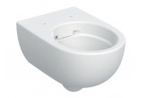 Geberit Selnova Závěsná mísa WC, s hlubokým splachováním, B36cm, H33cm, T53cm, skryté mocowania, Rimfree