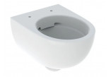 Geberit Selnova Compact Závěsná mísa WC, s hlubokým splachováním, 35.5x49cm, zkrácená, skryté mocowania, Rimfree