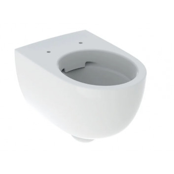 Geberit Selnova Compact Závěsná mísa WC, s hlubokým splachováním, B35.5cm, H33cm, T49cm, zkrácená, skryté mocowania, Rimfree