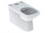 Geberit Selnova Square Stojící mísa WC do spłuczki nasadzanej, s hnebookým splachováním, B35cm, H40cm, T68cm, przylegająca do stěny, částečně skryté mocowania, odtok vodorovný nebo vertikální, Rimfree