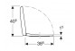 Geberit Selnova Compact Klozetové sedátko, připevnění od góry, zachodząca poklop sedátka klozetovou