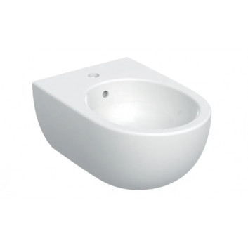 Geberit Selnova Závěsný bidet, B36cm, H26cm, T53cm, skryté mocowania, z přepadem, s otvorem pro baterii