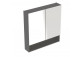 Geberit Selnova Square Zrcadlová skříňka, B58.8cm, H85cm, T17.5cm, z dwojgiem dveře, bílý