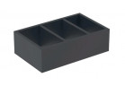 Geberit Smyle Square Wkład do szuflady, podział ve tvaru litery H, do szuflady dolnej, 32.3x9.8x20cm, lava