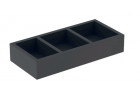 Geberit Smyle Square Wkład do szuflady, podział ve tvaru litery H, do szuflady górnej, 32.3x5.9x15cm, lava