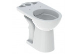 Geberit Selnova Stojící mísa WC do spłuczki nasadzanej, s hlubokým splachováním, B35.6cm, H39cm, T66.5cm, odtok vodorovný, Rimfree