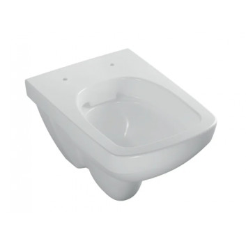 Geberit Selnova Compact Závěsná mísa WC, s hlubokým splachováním, B36cm, H34cm, T48cm, zkrácená, kształt geometryczny