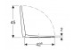 Geberit Selnova Compact Klozetové sedátko, připevnění od góry, kształt geometryczny, zachodząca poklop sedátka klozetovou