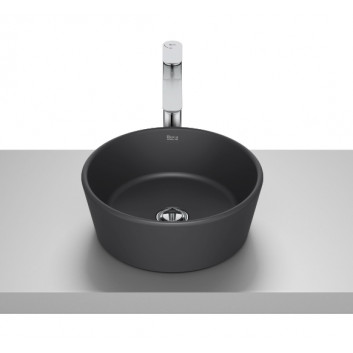OPTICA Umyvadlo na postavení na desku ROUND CR 35 cm BIAŁY POŁYSK