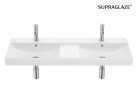 ONA Umyvadlo stěnová dvojitá 120x46 cm Supraglaze®