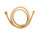 OMNIRES hadice kuchenno-vanová, 180 cm - zlatá