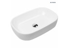 Oltens Jurong umyvadlo 54x36 cm na desku s povrchem SmartClean - bílá 