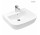 Oltens Vernal umyvadlo 56x45 cm závěsná s povrchem SmartClean - bílá 