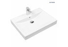 Oltens Hofsa umyvadlo 60x46 cm na desku s povrchem SmartClean - bílá
