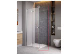 Dveře sprchové Radaway Essenza New Black KDJ 80 cm, levé, sklo čiré s povrchem Easy Clean, profil černá matnáný