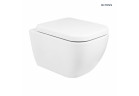 Souprava Oltens Vernal mísa WC závěsná PureRim s povrchem SmartClean se sedadlem s pozvolným sklápěním