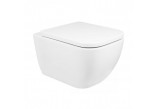 Souprava Oltens Vernal mísa WC závěsná PureRim s povrchem SmartClean se sedadlem s pozvolným sklápěním Slim 