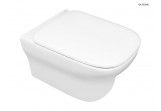 Souprava Oltens Gulfoss mísa WC závěsná PureRim s povrchem SmartClean se sedadlem s pozvolným sklápěním Slim