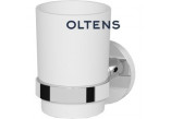 Oltens Gulfoss Pohár s držadlem - bílá keramika/chrom