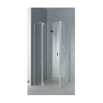 Drzwi prysznicowe Kermi Raya 120 cm, wahadłowe 1-skrzydłowe z polem stałym, wersja lewa- sanitbuy.pl